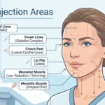 botox injection areas