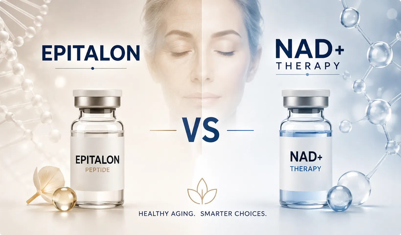 Epitalon vs NAD+ Therapy