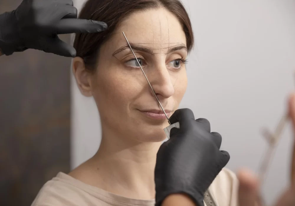 woman-going-through-microblading-procedure